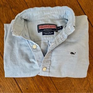 Vineyard Vines Blue Button-down Dress Shirt
